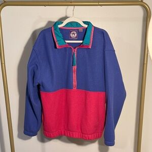 Colorful Fleece Pullover